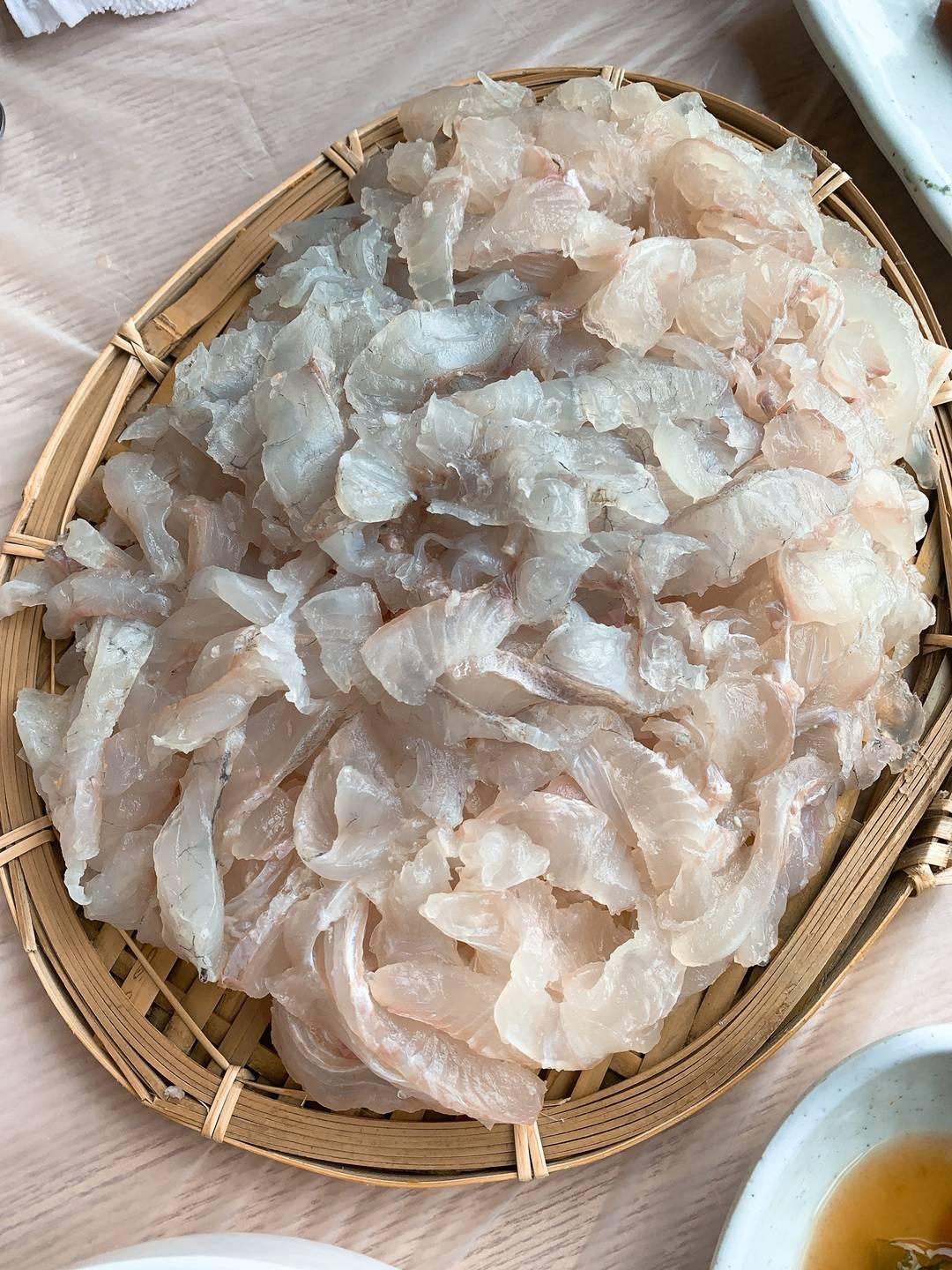 Korean seafood dish Horizon Sashimi Restaurant in Yeosu, Jeollanam-do