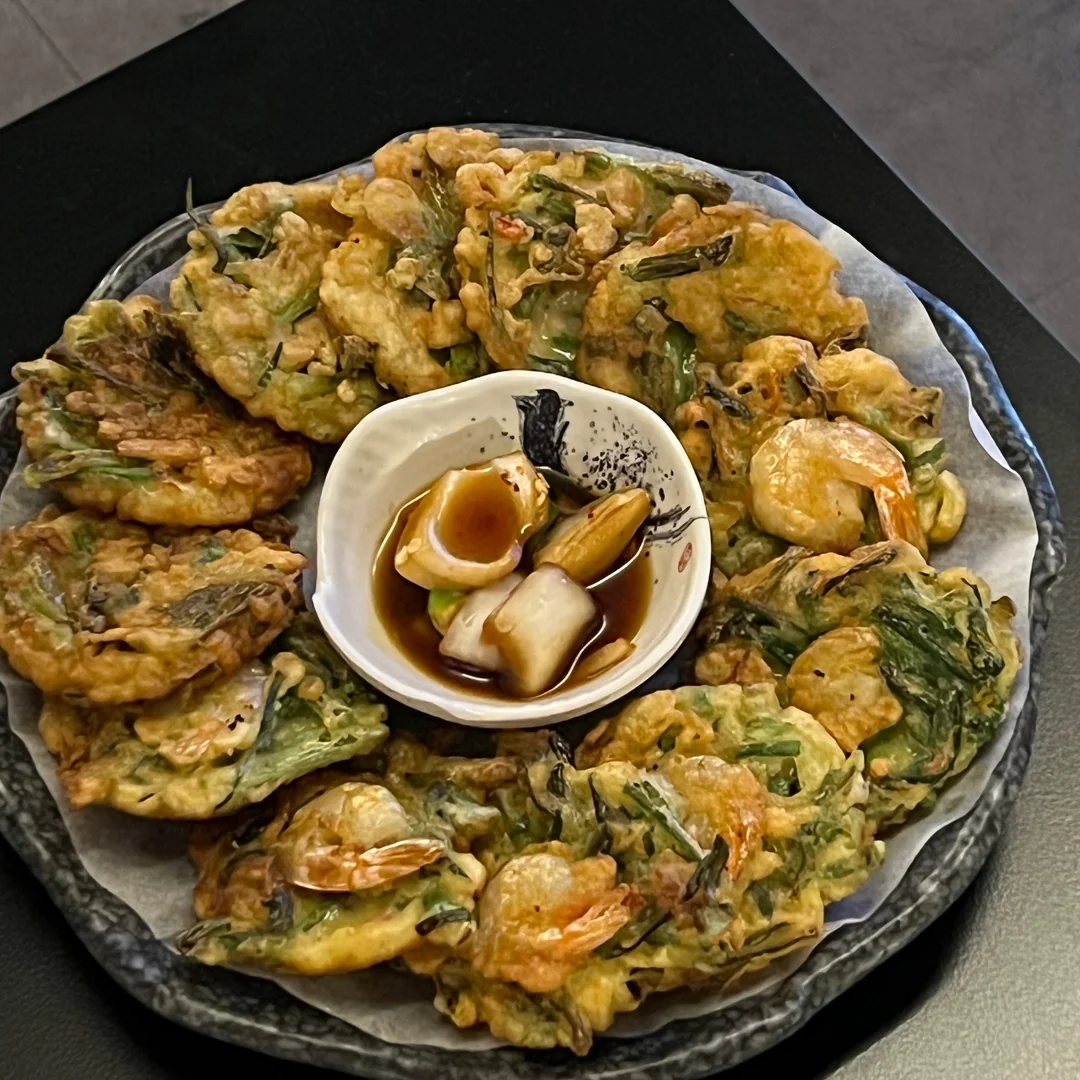 apgujeon(압구전) - Cocina Coreana Jeon, Bindaetteok (Tortitas Coreanas), Gangnam-gu Seúl