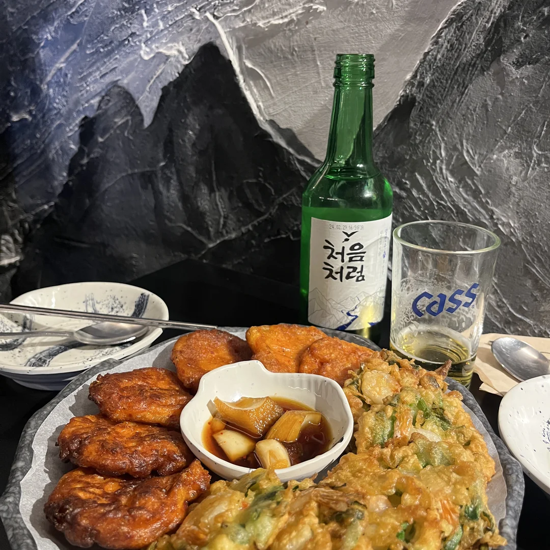 apgujeon(압구전) - Cocina Coreana Jeon, Bindaetteok (Tortitas Coreanas), Gangnam-gu Seúl